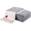 imageGold CASE Turkish Hand Towels for Bathroom Set of 420x40100 Cotton Bathroom Hand Towels  Zeus Towel for Spa Face Tea ampamp Dishcloth  Decorative Cloth  BlackGrey