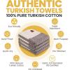 imageGold CASE Turkish Hand Towels for Bathroom Set of 420x40100 Cotton Bathroom Hand Towels  Zeus Towel for Spa Face Tea ampamp Dishcloth  Decorative Cloth  BlackBrown