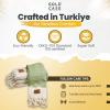 imageGold CASE Turkish Hand Towels for Bathroom Set of 420x40100 Cotton Bathroom Hand Towels  Zeus Towel for Spa Face Tea ampamp Dishcloth  Decorative Cloth  BlackPistachio