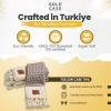 imageGold CASE Turkish Hand Towels for Bathroom Set of 420x40100 Cotton Bathroom Hand Towels  Zeus Towel for Spa Face Tea ampamp Dishcloth  Decorative Cloth  BlackBrown