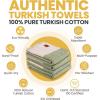 imageGold CASE Turkish Hand Towels for Bathroom Set of 420x40100 Cotton Bathroom Hand Towels  Zeus Towel for Spa Face Tea ampamp Dishcloth  Decorative Cloth  BlackPistachio