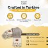 imageGold CASE Turkish Hand Towels for Bathroom Set of 420x40100 Cotton Bathroom Hand Towels  Zeus Towel for Spa Face Tea ampamp Dishcloth  Decorative Cloth  BlackBrown
