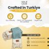 imageGold CASE Turkish Hand Towels for Bathroom Set of 420x40100 Cotton Bathroom Hand Towels  Zeus Towel for Spa Face Tea ampamp Dishcloth  Decorative Cloth  BlackTeal
