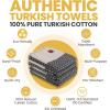 imageGold CASE Turkish Hand Towels for Bathroom Set of 420x40100 Cotton Bathroom Hand Towels  Zeus Towel for Spa Face Tea ampamp Dishcloth  Decorative Cloth  BlackBlack