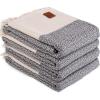 imageGold CASE Turkish Hand Towels for Bathroom Set of 420x40100 Cotton Bathroom Hand Towels  Zeus Towel for Spa Face Tea ampamp Dishcloth  Decorative Cloth  BlackGrey