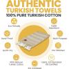 imageGold CASE Turkish Beach Towel  100 Cotton Large Turkish Bath Towels 70 x 38  LYCIA Oversized Quick Dry ampamp Sand Free Beach Towel with Bag  Lightweight Turkish Towels  BeigeBeige