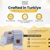 imageGold CASE Turkish Beach Towel  100 Cotton Large Turkish Bath Towels 70 x 38  LYCIA Oversized Quick Dry ampamp Sand Free Beach Towel with Bag  Lightweight Turkish Towels  BeigeGrey