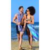 imageGold CASE Turkish Beach Towel  100 Cotton Large Turkish Bath Towels 70 x 38  LYCIA Oversized Quick Dry ampamp Sand Free Beach Towel with Bag  Lightweight Turkish Towels  BeigeOlymposblue