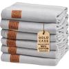 imageGold CASE Turkish Beach Towel  100 Cotton Large Turkish Bath Towels 70 x 38  LYCIA Oversized Quick Dry ampamp Sand Free Beach Towel with Bag  Lightweight Turkish Towels  BeigeGrey