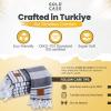 imageGold CASE Turkish Beach Towel  100 Cotton Large Turkish Bath Towels 70 x 38  LYCIA Oversized Quick Dry ampamp Sand Free Beach Towel with Bag  Lightweight Turkish Towels  BeigeOlymposblack