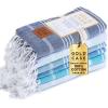 imageGold CASE Turkish Beach Towel  100 Cotton Large Turkish Bath Towels 70 x 38  LYCIA Oversized Quick Dry ampamp Sand Free Beach Towel with Bag  Lightweight Turkish Towels  BeigeTones of Blue