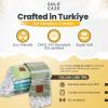 imageGold CASE Turkish Beach Towel  100 Cotton Large Turkish Bath Towels 70 x 38  LYCIA Oversized Quick Dry ampamp Sand Free Beach Towel with Bag  Lightweight Turkish Towels  BeigeTones of Green
