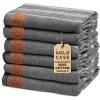 imageGold CASE Turkish Beach Towel  100 Cotton Large Turkish Bath Towels 70 x 38  LYCIA Oversized Quick Dry ampamp Sand Free Beach Towel with Bag  Lightweight Turkish Towels  BeigeBlack