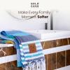 imageGold CASE Turkish Beach Towel  100 Cotton Large Turkish Bath Towels 70 x 38  LYCIA Oversized Quick Dry ampamp Sand Free Beach Towel with Bag  Lightweight Turkish Towels  BeigeOlymposblue
