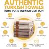imageGold CASE Turkish Beach Towel  100 Cotton Large Turkish Bath Towels 70 x 38  LYCIA Oversized Quick Dry ampamp Sand Free Beach Towel with Bag  Lightweight Turkish Towels  BeigeBeige Brown