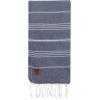imageGold CASE Turkish Beach Towel  100 Cotton Large Turkish Bath Towels 70 x 38  LYCIA Oversized Quick Dry ampamp Sand Free Beach Towel with Bag  Lightweight Turkish Towels  BeigeNavy Blue