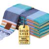 imageGold CASE Turkish Beach Towel  100 Cotton Large Turkish Bath Towels 70 x 38  LYCIA Oversized Quick Dry ampamp Sand Free Beach Towel with Bag  Lightweight Turkish Towels  BeigeOlymposmulticolor1