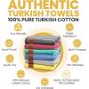 imageGold CASE Turkish Beach Towel  100 Cotton Large Turkish Bath Towels 70 x 38  LYCIA Oversized Quick Dry ampamp Sand Free Beach Towel with Bag  Lightweight Turkish Towels  BeigeMulticolor1