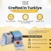 imageGold CASE Turkish Beach Towel  100 Cotton Large Turkish Bath Towels 70 x 38  LYCIA Oversized Quick Dry ampamp Sand Free Beach Towel with Bag  Lightweight Turkish Towels  BeigeOlymposmulticolor1