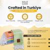 imageGold CASE Turkish Beach Towel  100 Cotton Large Turkish Bath Towels 70 x 38  LYCIA Oversized Quick Dry ampamp Sand Free Beach Towel with Bag  Lightweight Turkish Towels  BeigeMulticolor2