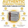 imageGold CASE Turkish Beach Towel  100 Cotton Large Turkish Bath Towels 70 x 38  LYCIA Oversized Quick Dry ampamp Sand Free Beach Towel with Bag  Lightweight Turkish Towels  BeigeOlymposblack