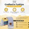 imageGold CASE Turkish Beach Towel  100 Cotton Large Turkish Bath Towels 70 x 38  LYCIA Oversized Quick Dry ampamp Sand Free Beach Towel with Bag  Lightweight Turkish Towels  BeigeMulticolor1