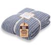 imageGold Case Throw Blanket for Couch  100 Recycled Turkish Cotton Blankets ampamp Throws  Elegant Decorative Throw Blankets for Living Room Sofa  Woven Throws for Couch  Black  60x80Vintage Navy Blue