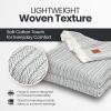 imageGold Case Throw Blanket for Couch  100 Recycled Turkish Cotton Blankets ampamp Throws  Elegant Decorative Throw Blankets for Living Room Sofa  Woven Throws for Couch  Black  60x80Vintage Grey