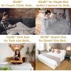 imageGold Case Throw Blanket for Couch  100 Recycled Turkish Cotton Blankets ampamp Throws  Elegant Decorative Throw Blankets for Living Room Sofa  Woven Throws for Couch  Black  60x80Vintage Aqua