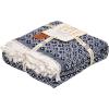 imageGold Case Throw Blanket for Couch  100 Recycled Turkish Cotton Blankets ampamp Throws  Elegant Decorative Throw Blankets for Living Room Sofa  Woven Throws for Couch  Black  60x80Retro Navy Blue