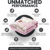 imageGold Case Throw Blanket for Couch  100 Recycled Turkish Cotton Blankets ampamp Throws  Elegant Decorative Throw Blankets for Living Room Sofa  Woven Throws for Couch  Black  60x80Vintage Pink
