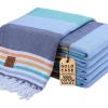 imageGold CASE Turkish Beach Towel  100 Cotton Large Turkish Bath Towels 70 x 38  LYCIA Oversized Quick Dry ampamp Sand Free Beach Towel with Bag  Lightweight Turkish Towels  BeigeOlymposmulticolor1
