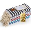 imageGold CASE Turkish Beach Towel Set of 5  100 Cotton Turkish Beach Towels Bulk 71 x 40  MYRA Oversized Quick Dry ampamp Sand Free Beach Towel  Lightweight Towels Set in Navy BlueMulti1