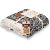 imageGold Case Throw Blanket for Couch  100 Recycled Turkish Cotton Blankets ampamp Throws  Elegant Decorative Throw Blankets for Living Room Sofa  Woven Throws for Couch  Black  60x80Retro Black