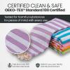 imageGold CASE Turkish Beach Towel  100 Cotton Large Turkish Bath Towels with Bag 71 x 40  MYRA Oversized Quick Dry ampamp Sand Free Towels  Lightweight Peshtemal  AquaMulti2