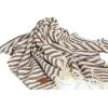 imageGold CASE Turkish Beach Towel  100 Cotton Large Turkish Bath Towels with Bag 71 x 40  MYRA Oversized Quick Dry ampamp Sand Free Towels  Lightweight Peshtemal  AquaBeige Brown