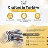 imageGold CASE Turkish Beach Towel  100 Cotton Large Turkish Bath Towels with Bag 71 x 40  MYRA Oversized Quick Dry ampamp Sand Free Towels  Lightweight Peshtemal  AquaBlack