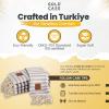 imageGold CASE Turkish Beach Towel  100 Cotton Large Turkish Bath Towels with Bag 71 x 40  MYRA Oversized Quick Dry ampamp Sand Free Towels  Lightweight Peshtemal  AquaBeige Brown
