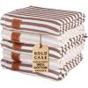 imageGold CASE Turkish Beach Towel  100 Cotton Large Turkish Bath Towels with Bag 71 x 40  MYRA Oversized Quick Dry ampamp Sand Free Towels  Lightweight Peshtemal  AquaBeige Brown