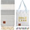 imageGold CASE Turkish Beach Towel  100 Cotton Large Turkish Bath Towels with Bag 71 x 40  MYRA Oversized Quick Dry ampamp Sand Free Towels  Lightweight Peshtemal  GreenOlymyragrey