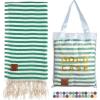 imageGold CASE Turkish Beach Towel  100 Cotton Large Turkish Bath Towels with Bag 71 x 40  MYRA Oversized Quick Dry ampamp Sand Free Towels  Lightweight Peshtemal  GreenGreen