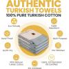 image:imageGold CASE Turkish Hand Towels for Bathroom Set of 4  20 x 40  100 Cotton Bathroom Towels  Aphrodite Kitchen Small Towel for Spa Face Tea amp Dishcloth  Decorative Patterned Weave  SalmonAqua