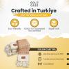 image:imageGold CASE Turkish Hand Towels for Bathroom Set of 4  20 x 40  100 Cotton Bathroom Towels  Aphrodite Kitchen Small Towel for Spa Face Tea amp Dishcloth  Decorative Patterned Weave  SalmonOrange