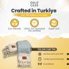 image:imageGold CASE Turkish Hand Towels for Bathroom Set of 4  20 x 40  100 Cotton Bathroom Towels  Aphrodite Kitchen Small Towel for Spa Face Tea amp Dishcloth  Decorative Patterned Weave  SalmonAqua