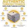 image:imageGold CASE Turkish Hand Towels for Bathroom Set of 4  20 x 40  100 Cotton Bathroom Towels  Aphrodite Kitchen Small Towel for Spa Face Tea amp Dishcloth  Decorative Patterned Weave  SalmonGrey