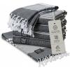 image:imageGold Case Hera Turkish Beach Towels Set of 667x37 Inch Oversized Sand Free Quick Dry Pool Towels Made in Trkiye  BlackBlack