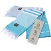 image:imageGold Case Hera Turkish Beach Towels Set of 667x37 Inch Oversized Sand Free Quick Dry Pool Towels Made in Trkiye  BlackTones of Blue