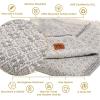 image:imageGold CASE Throw Blanket for Couch  100 Recycled Cotton  Retro Throw Blankets for Living Room Bed amp Outdoor  Decorative Boho Blankets amp Throws  Soft Couch Drape  Grey 60x80Retro Grey