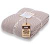 image:imageGold CASE Throw Blanket for Couch  100 Recycled Cotton  Retro Throw Blankets for Living Room Bed amp Outdoor  Decorative Boho Blankets amp Throws  Soft Couch Drape  Grey 60x80Elegant Beige