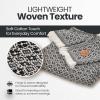 image:imageGold CASE Throw Blanket for Couch  100 Recycled Cotton  Retro Throw Blankets for Living Room Bed amp Outdoor  Decorative Boho Blankets amp Throws  Soft Couch Drape  Grey 60x80Retro Black